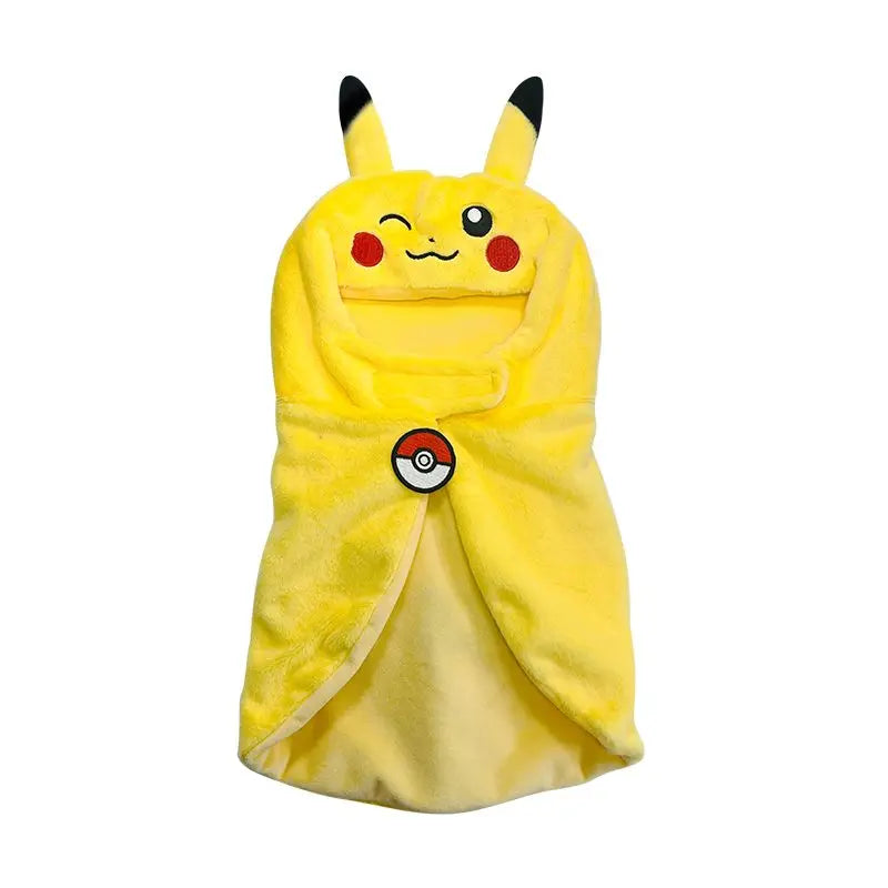 Pikachu plush hooded pet cape — new collection