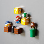 10pcs Super Mario Bros. Refrigerator Magnets - nintendo-core