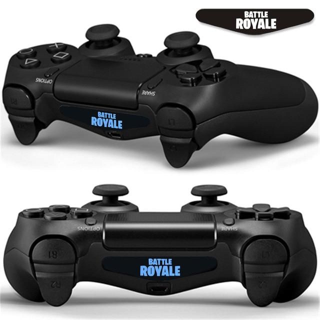 2 Pc Faceplates For Dualshock 4 PS4 Controller LED Light Bar | Decal Sticker Cover - nintendo-core