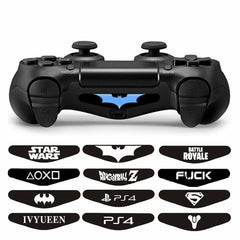 2 Pc Faceplates For Dualshock 4 PS4 Controller LED Light Bar | Decal Sticker Cover