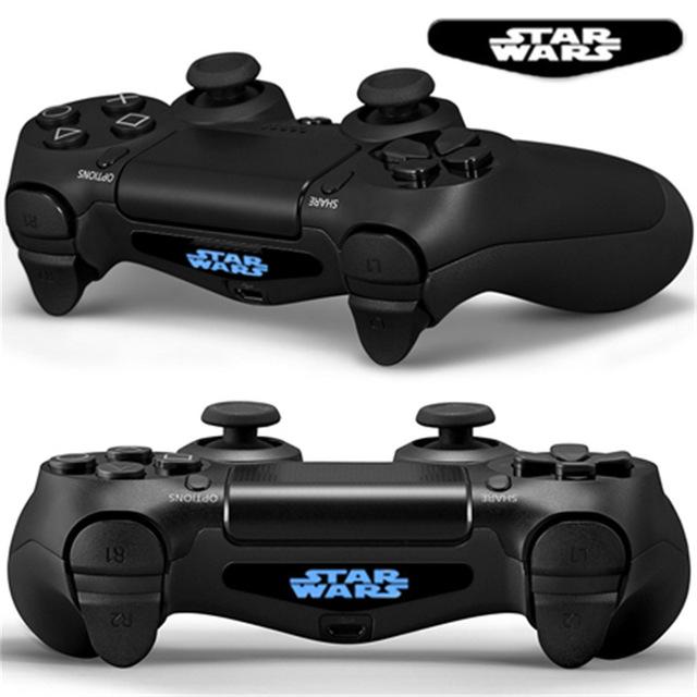 2 Pc Faceplates For Dualshock 4 PS4 Controller LED Light Bar | Decal Sticker Cover - nintendo-core