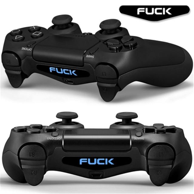 2 Pc Faceplates For Dualshock 4 PS4 Controller LED Light Bar | Decal Sticker Cover - nintendo-core