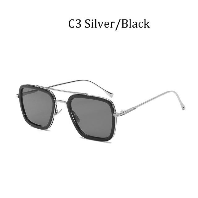 Avengers Tony Stark Flight Luxury Mens Sunglasses | Oculos Retro - nintendo-core