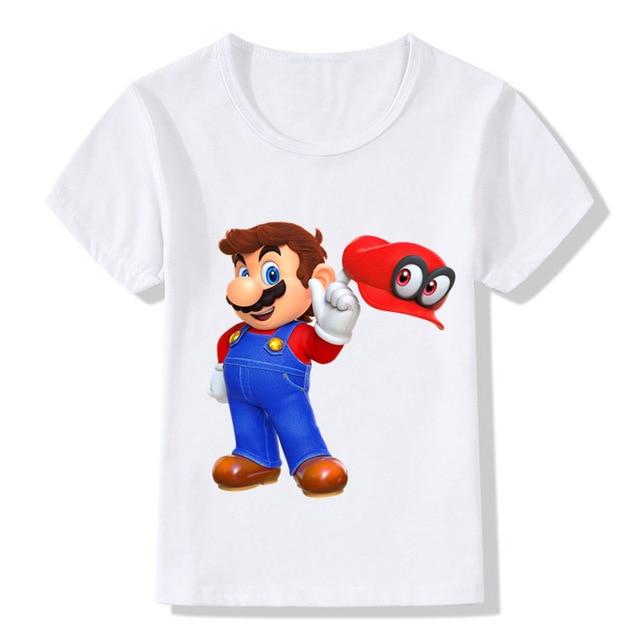 17 Dabbing Super Mario Kids T-shirts - nintendo-core
