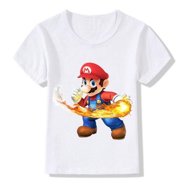17 Dabbing Super Mario Kids T-shirts - nintendo-core