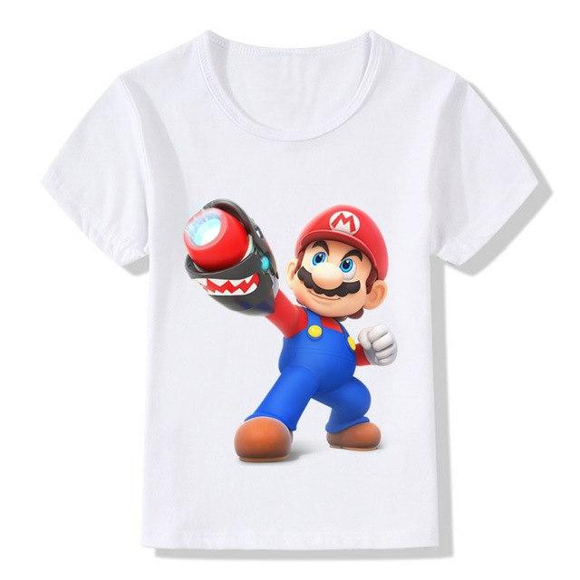 17 Dabbing Super Mario Kids T-shirts - nintendo-core