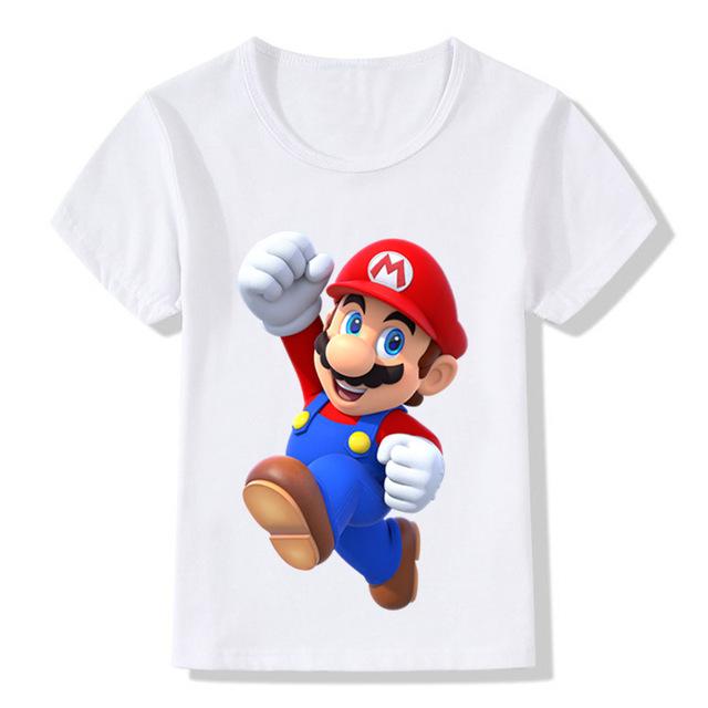 17 Dabbing Super Mario Kids T-shirts - nintendo-core
