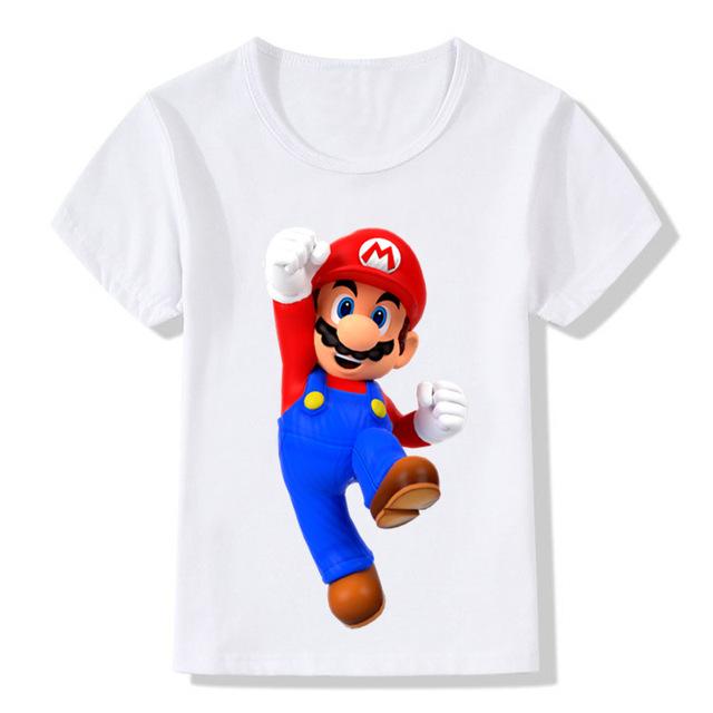 17 Dabbing Super Mario Kids T-shirts - nintendo-core