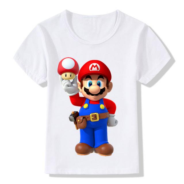 17 Dabbing Super Mario Kids T-shirts - nintendo-core