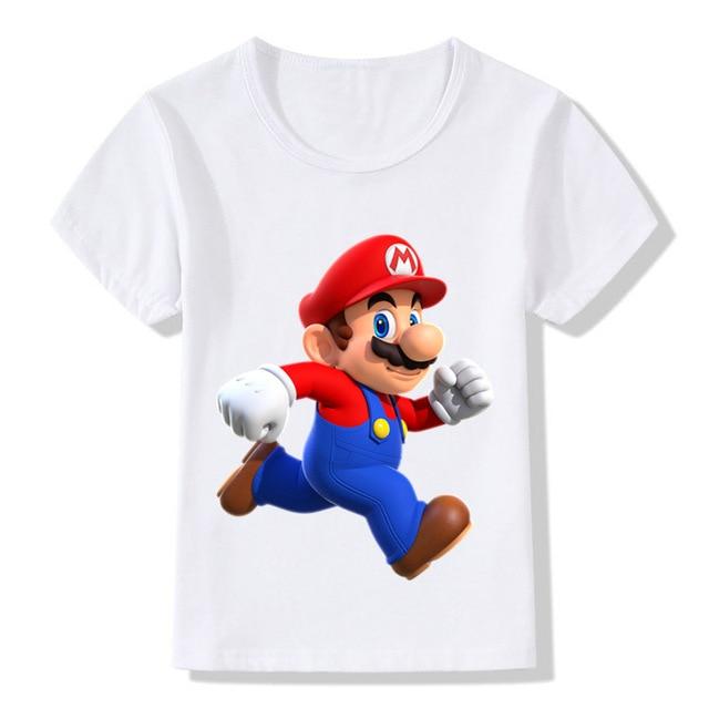 17 Dabbing Super Mario Kids T-shirts - nintendo-core