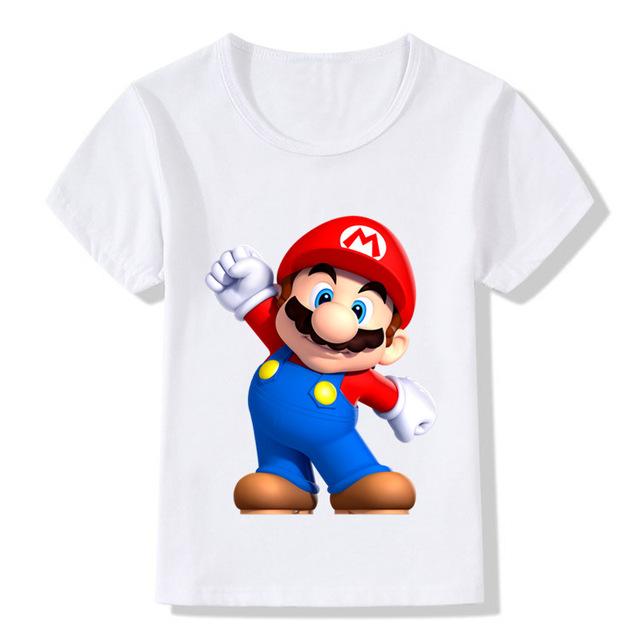 17 Dabbing Super Mario Kids T-shirts - nintendo-core