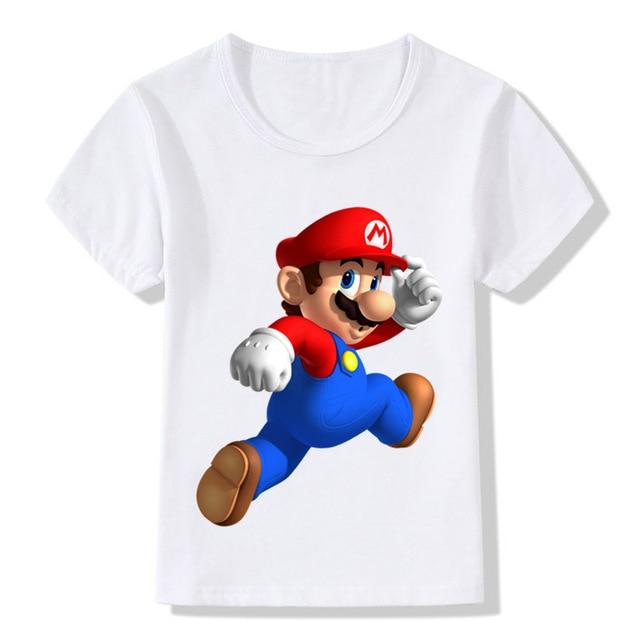17 Dabbing Super Mario Kids T-shirts - nintendo-core