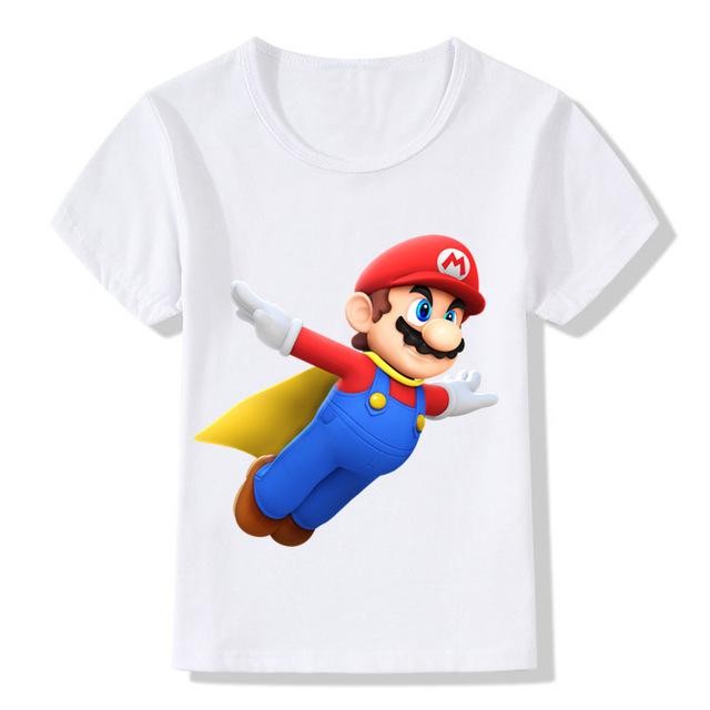 17 Dabbing Super Mario Kids T-shirts - nintendo-core