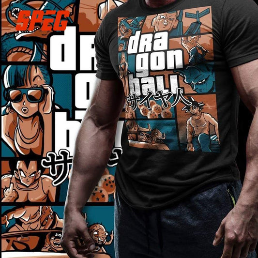 Dragon Ball Z Grand Theft Auto T Shirt - nintendo-core