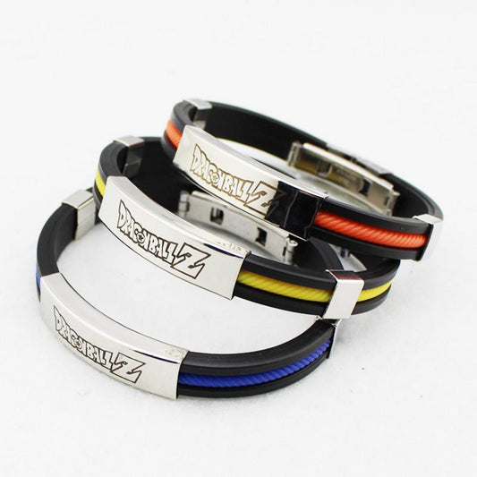 Dragon Ball Z Titanium Steel Silicone Bracelets - nintendo-core