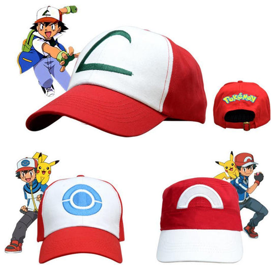 FLASH SALE | Ash Ketchum Caps (3 Generations) - nintendo-core