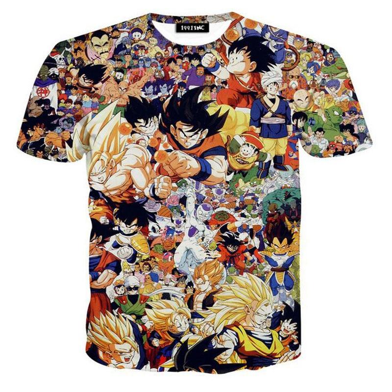 Goku, Vegeta and Compilation T Shirts! Variations Inside! - nintendo-core