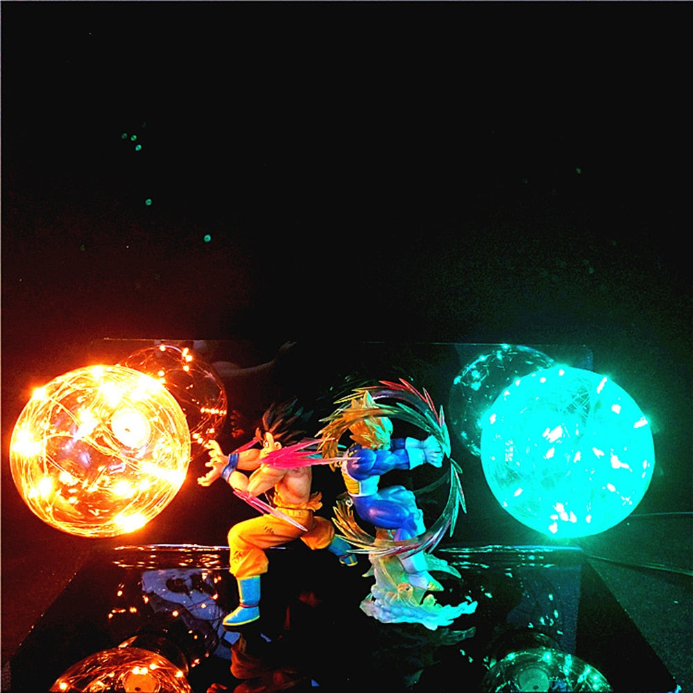 Goku & Vegeta Back to Back LED Night Lamp!