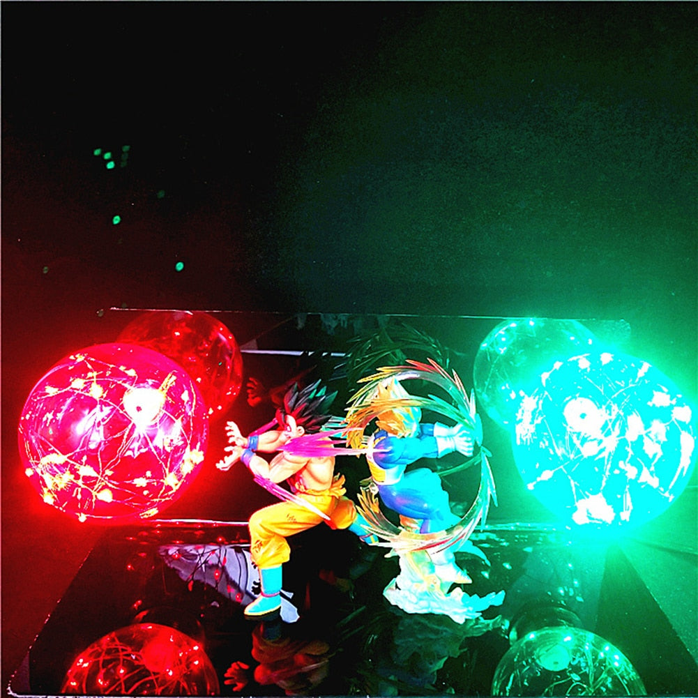 Goku & Vegeta Back to Back LED Night Lamp!