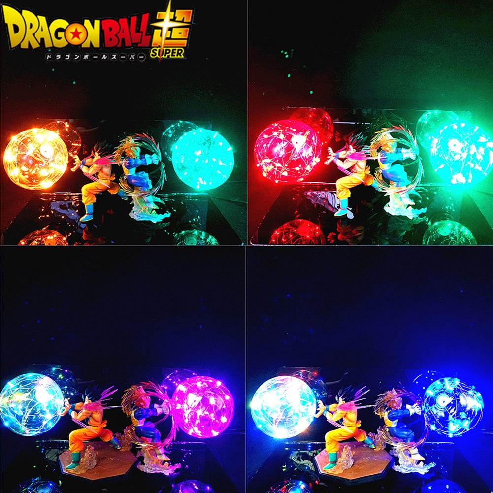 Goku & Vegeta Back to Back LED Night Lamp!