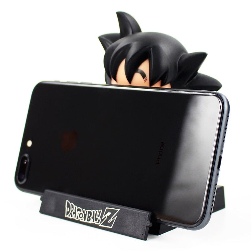 Chibi Goku and Krillin matching Bookend, Bobble Head and Phone Stand Figurines