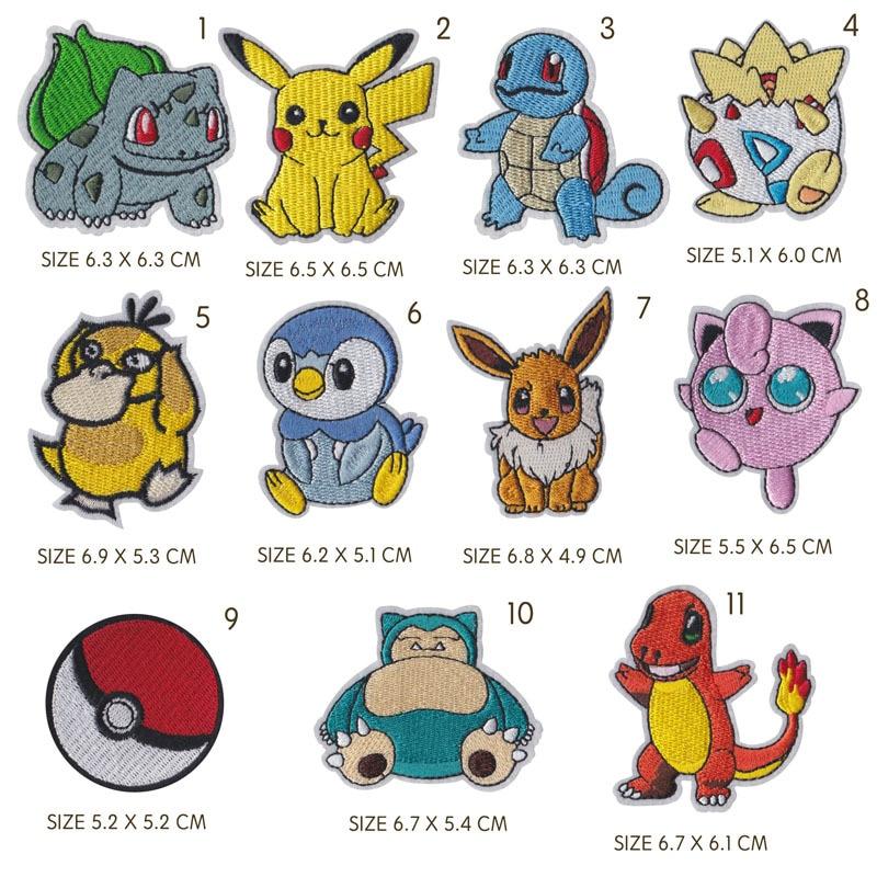 Iron On Embroidered Poke Patches - nintendo-core