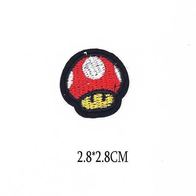 Iron On Embroidered Poke Patches - nintendo-core