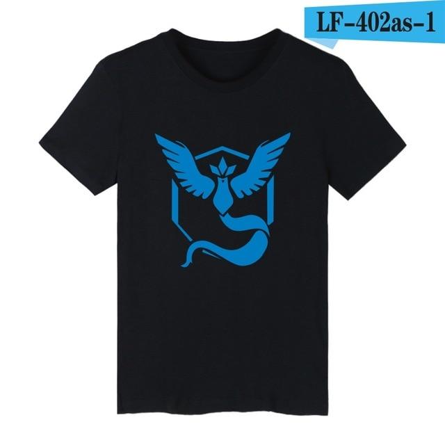 LUCKYFRIDAY EXCLUSIVE | Pokemon Go T-shirt Team Valor Mystic and Instinct - nintendo-core