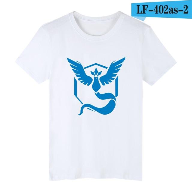 LUCKYFRIDAY EXCLUSIVE | Pokemon Go T-shirt Team Valor Mystic and Instinct - nintendo-core