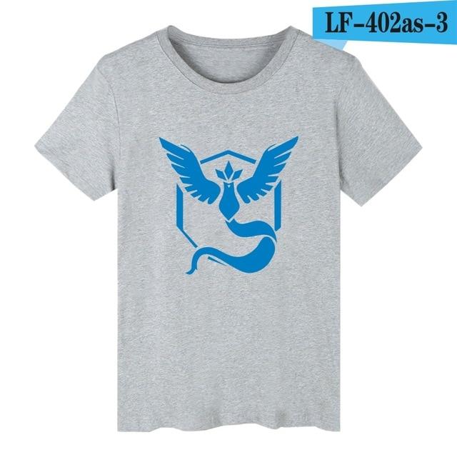 LUCKYFRIDAY EXCLUSIVE | Pokemon Go T-shirt Team Valor Mystic and Instinct - nintendo-core
