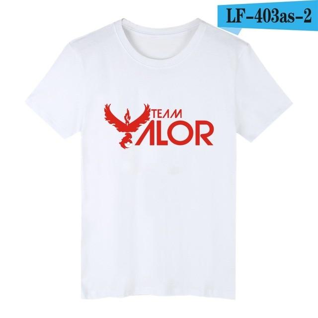 LUCKYFRIDAY EXCLUSIVE | Pokemon Go T-shirt Team Valor Mystic and Instinct - nintendo-core