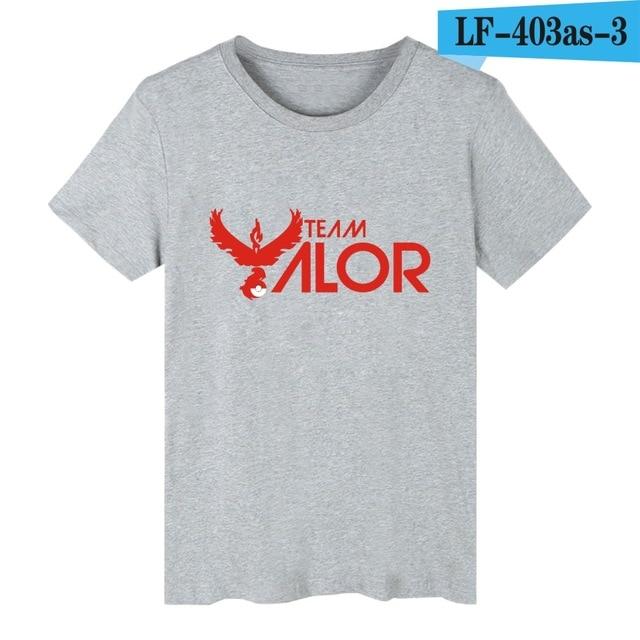 LUCKYFRIDAY EXCLUSIVE | Pokemon Go T-shirt Team Valor Mystic and Instinct - nintendo-core