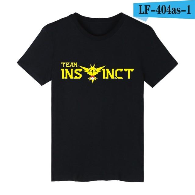 LUCKYFRIDAY EXCLUSIVE | Pokemon Go T-shirt Team Valor Mystic and Instinct - nintendo-core