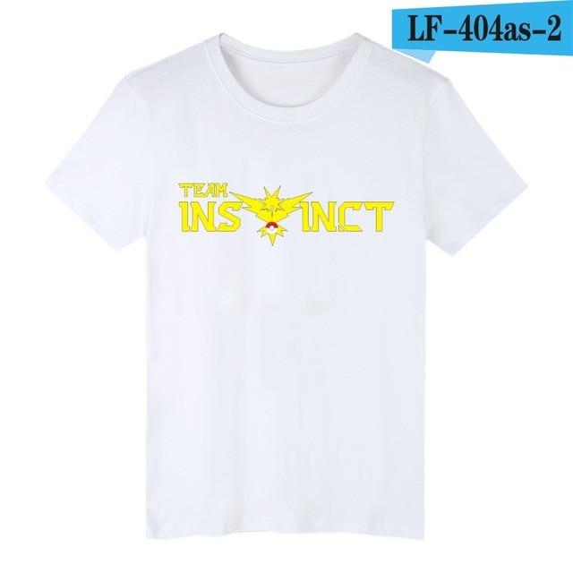 LUCKYFRIDAY EXCLUSIVE | Pokemon Go T-shirt Team Valor Mystic and Instinct - nintendo-core
