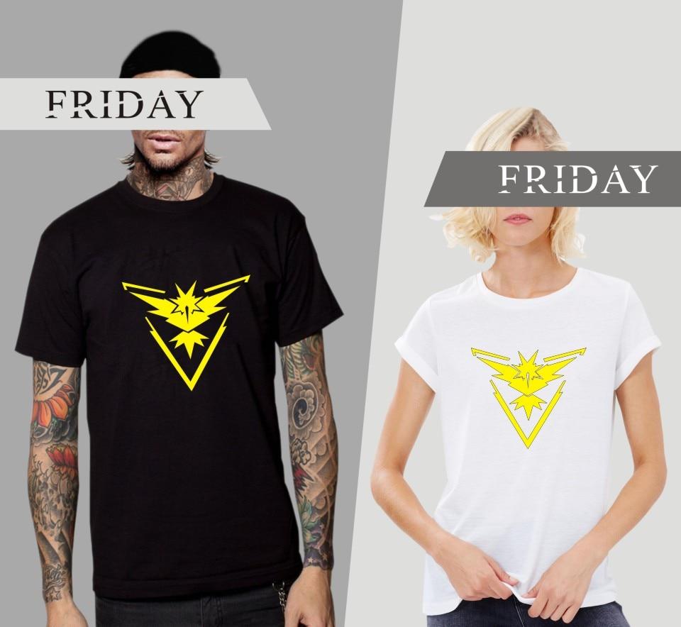 LUCKYFRIDAY EXCLUSIVE | Pokemon Go T-shirt Team Valor Mystic and Instinct - nintendo-core