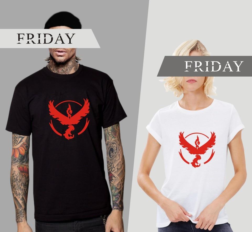 LUCKYFRIDAY EXCLUSIVE | Pokemon Go T-shirt Team Valor Mystic and Instinct - nintendo-core