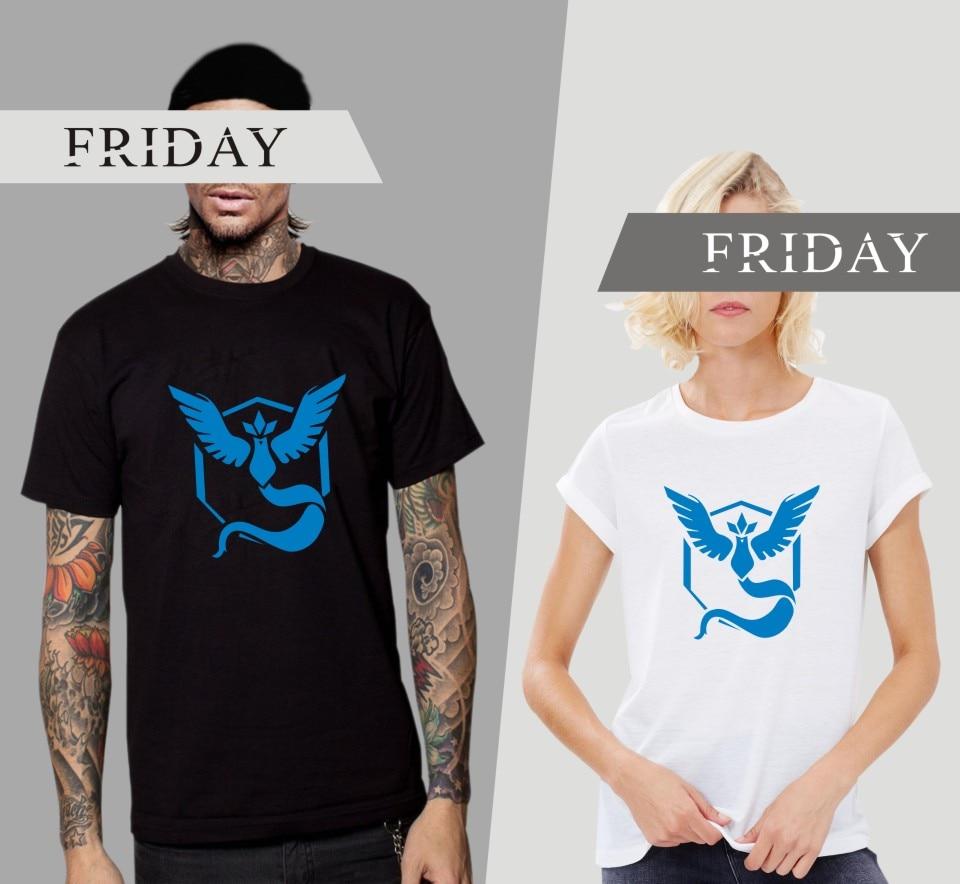LUCKYFRIDAY EXCLUSIVE | Pokemon Go T-shirt Team Valor Mystic and Instinct - nintendo-core