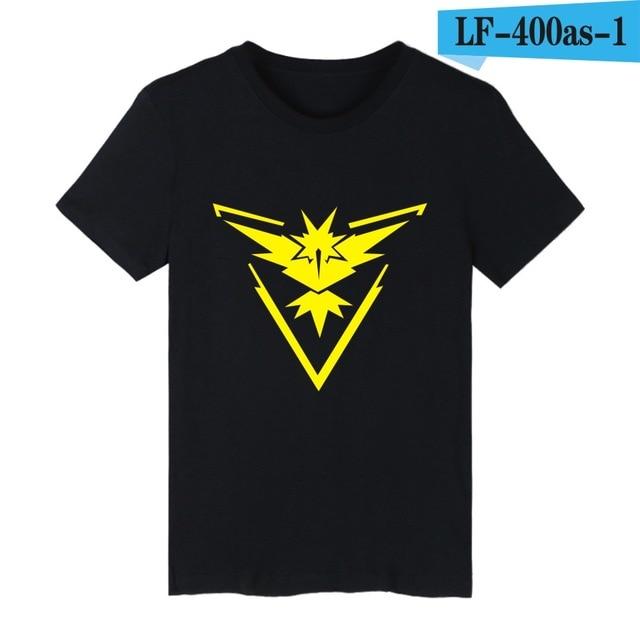 LUCKYFRIDAY EXCLUSIVE | Pokemon Go T-shirt Team Valor Mystic and Instinct - nintendo-core