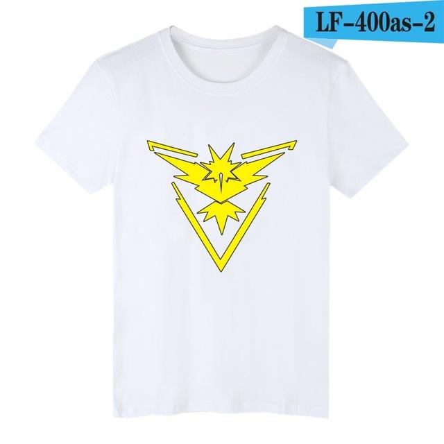 LUCKYFRIDAY EXCLUSIVE | Pokemon Go T-shirt Team Valor Mystic and Instinct - nintendo-core