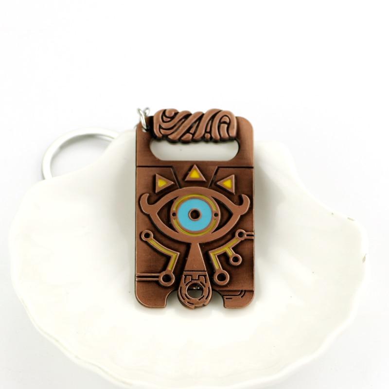 Portachiavi Metallico Zelda - Simboli Sheikah Slate Per Fan, Multicolore - Foto 4