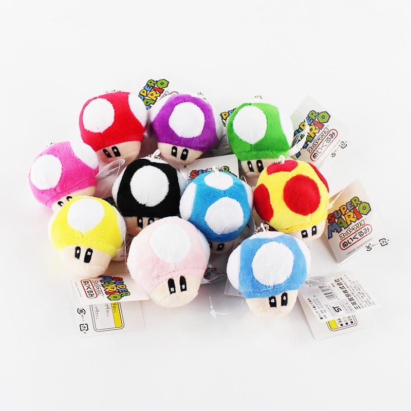 Luigi's Secret Stash | New Super Mario Bros Mushroom Plush Keychains - nintendo-core