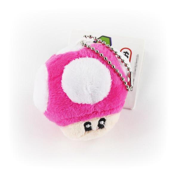 Luigi's Secret Stash | New Super Mario Bros Mushroom Plush Keychains - nintendo-core
