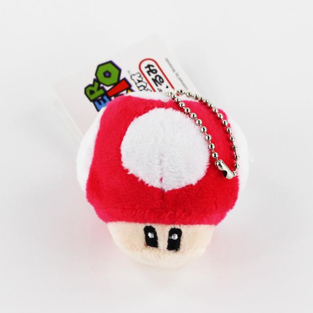 Luigi's Secret Stash | New Super Mario Bros Mushroom Plush Keychains - nintendo-core
