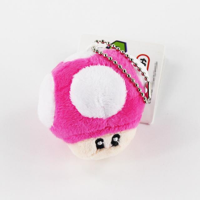 Luigi's Secret Stash | New Super Mario Bros Mushroom Plush Keychains - nintendo-core