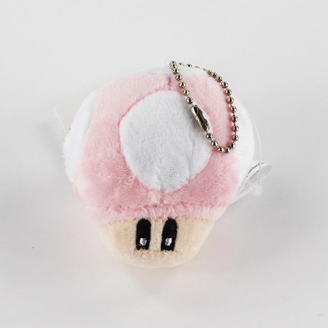 Luigi's Secret Stash | New Super Mario Bros Mushroom Plush Keychains - nintendo-core