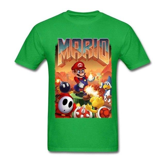 Mario's Doom Cool for School Fitted T-shirt - nintendo-core