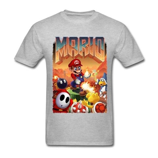 Mario's Doom Cool for School Fitted T-shirt - nintendo-core