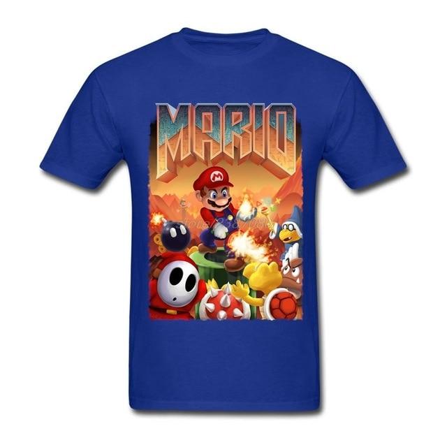 Mario's Doom Cool for School Fitted T-shirt - nintendo-core