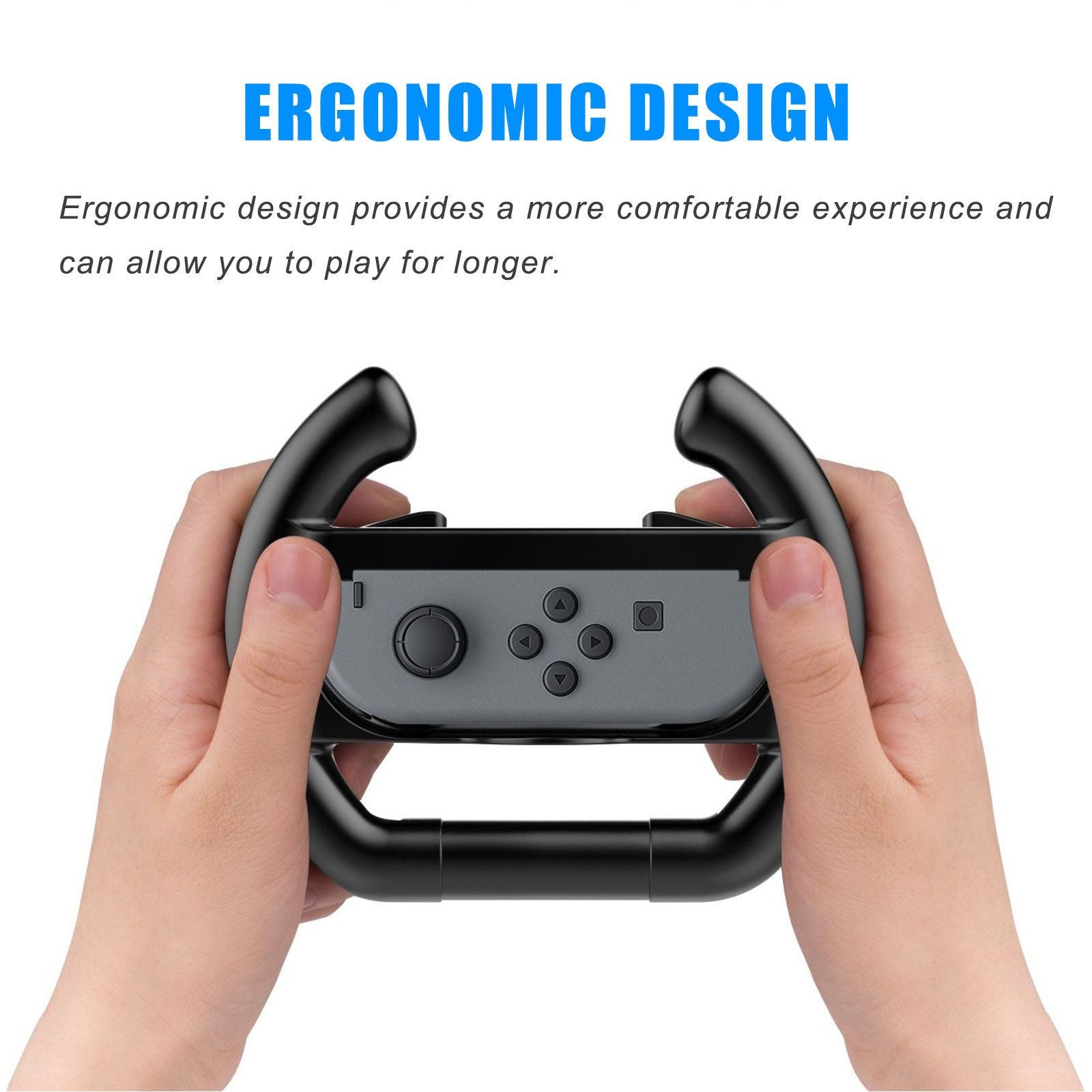 Nintendo Core's Life Extender | Traditional (Set of 2) JoyCon Steering Wheels - nintendo-core