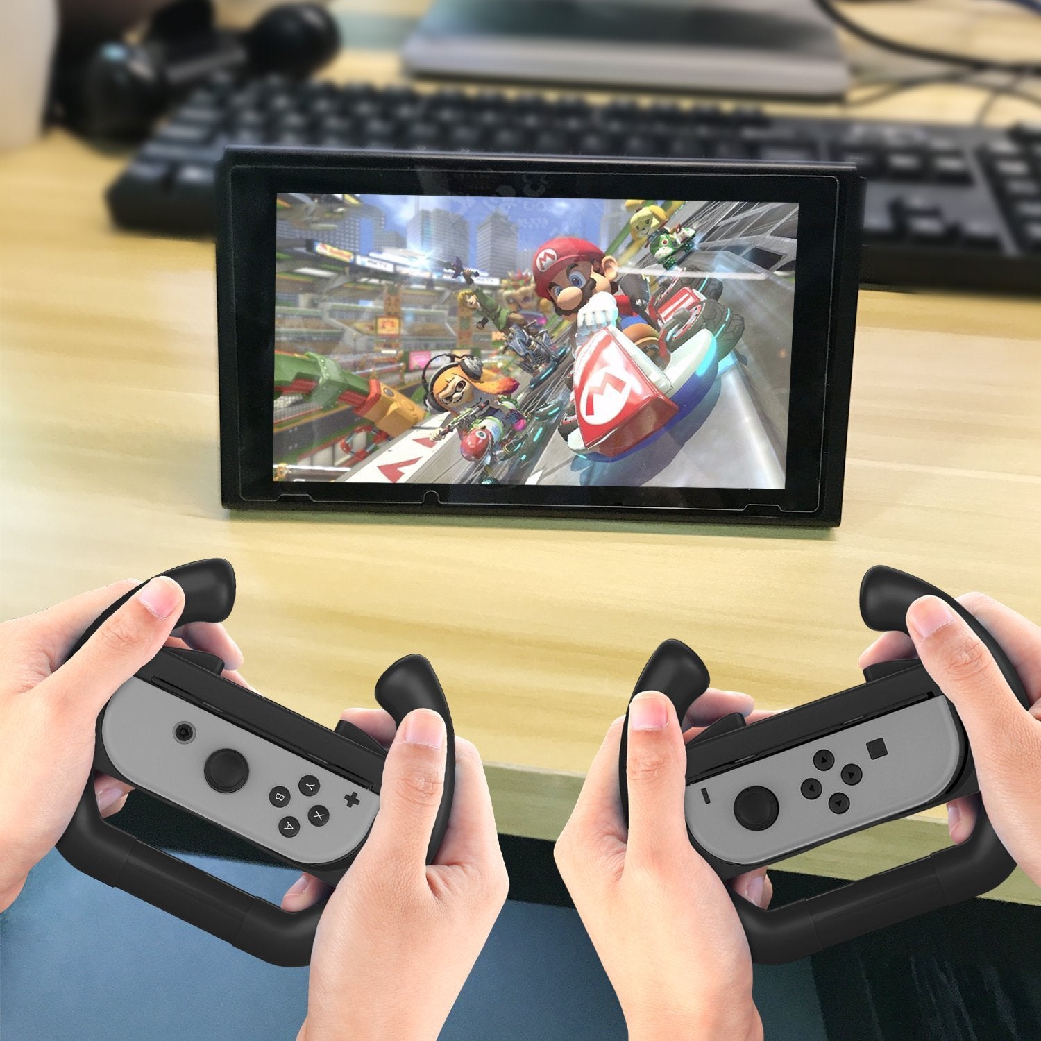Nintendo Core's Life Extender | Traditional (Set of 2) JoyCon Steering Wheels - nintendo-core